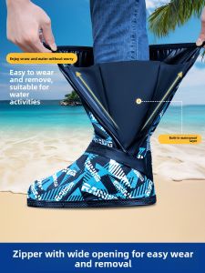 KeyRu | Waterproof Anti-Slip Thickened Durable Rain Shoe Covers for Children
