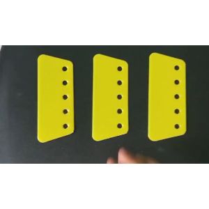 Dụng cụ gạt dán giấy dán tường Dụng cụ nhựa màu vàng hỗ trợ thi công giấy dán tường GA625