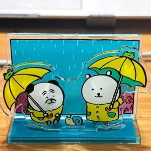Bandai | Hoạt Hình Gấu Acrylic Ô Trò Đùa Đứng Họa Tiết Dễ Thương Bàn Trang Trí Nội Thất Ô Tô Quà Tặng Cho Bạn Bè ACG Mẫu