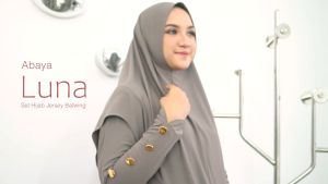 Desmira - Luna Abaya set hijab Batwing Jersey Premium abaya umroh daily busui