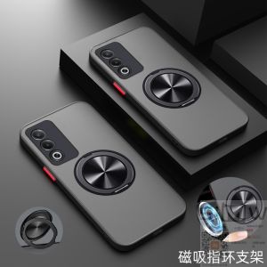 Transparent Magnetic Absorption Stand Phone Case for OPPO A3 Vitality Version Full Lens Protection Anti-Fall Frosted New Model