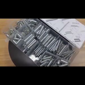 200PCS Spring Assortment Set 20 Specifications Zinc Plated Compression and Extension Springs for All Types of Home Repairs and DIY Projects