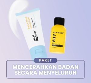 Bodycare Whitening Milk Recipe Series - pemutih pencerah tubuh