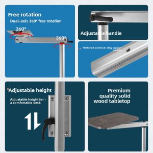 MEILV | Rotatable Height Adjustable Removable Hidden Mounting Bracket for Type B Motorhome Retrofit