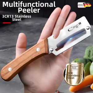 ZHENMIAO | Multifunctional Stainless Steel Peeling Scraping Knife