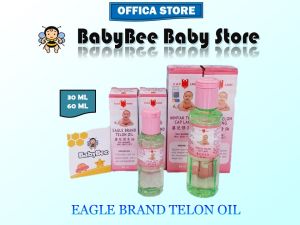Minyak Telon Cap Lang Eagle Brand Telon Oil 30ML 60ML Untuk Bayi Dan Kembung Perut Melegakan Untuk Seisi Keluarga