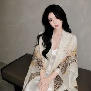 BAOYINFEI | Vintage Elegant Sun Protection Shawl