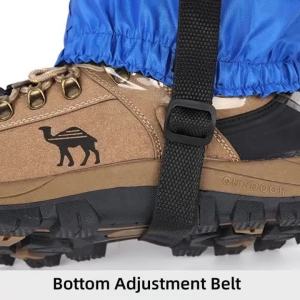 Leg Gaiters Waterproof Boot Gaiters Sand Prevention for Hiking Walking Climbing Hunting Skiing Camping Portable and Lightweight