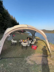 🔥พร้อมส่ง🔥เต็นท์ เต้นท์สนาม พับเก็บได้ อัต กลางแจ้งป่า ป้องกันฝน ผ้าเคลือบสีเงินฟอร์ด Madfox Super UV ได้ 95% UPF50+ ขนาด 3-4 คน