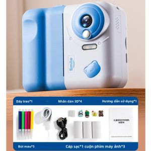 Máy Ảnh In Tức Thì Kỹ Thuật Số 32G Dành Cho Trẻ Em Máy Quay Video 1080P Đồ Chơi Chụp Ảnh Nhiệt Cầm Tay Có Tính Năng Vẽ Nguệch Ngoạc Dành Cho Bé Gái Quà Tặng Sinh Nhật 28 Inch