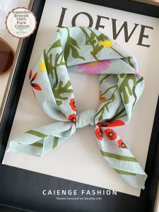 CAIENGE | Cotton Spring Summer Scarf
