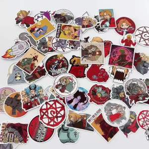 Bandai | 1 Gói Fullmetal Alchemist Anime Stickers - Edward Elric & Winry Rockbell Nhân Vật Hành Động 6-10Cm PVC Mô Hình Nhân Vật Trang Trí