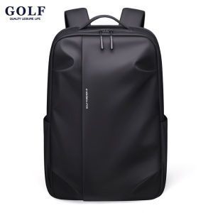 กระเป๋าเป้สะพายหลังแฟชั่นคุณภาพกอล์ฟความจุมากกระเป๋าใส่แล็ปท็อป17.3นิ้วสำหรับนักธุรกิจกระเป๋าเป้สะพายหลังการเดินทางธุรกิจแบบลำลองของผู้ชายกระเป๋าเป้สะพายหลังสำหรับนักเรียนมัธยมปลายสีดำกระเป๋าเป้