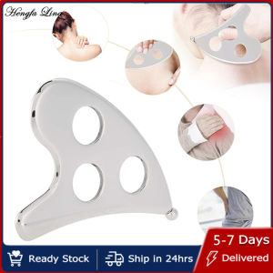 Tengfa Lina Thép Không Gỉ miếng chà Guasha Công Cụ Cơ Thể Scrapper Massage Tấm Cho xua tan cơn đau Relief vật lý trị liệu xoa bóp thư giãn