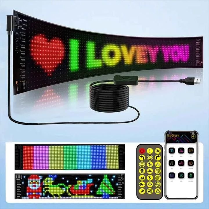 LED Matrix Pixel Panel, Scrolling Bright Advertising LED Signs ...