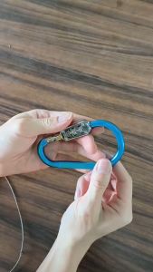 D Carabiner Digit Lock / Keychain Lock / Clip Carabiner D Type Bold Outdoor Spring Hook / Camping Lock PL 214