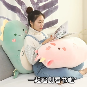 โยนหมอน รูปร่างสัตว์ เบาะรองนั่ง งดงาม น่ารัก นุ่มนิ่ม หมอนตุ๊กตา เบาะโซฟา หมอนอิงสบาย