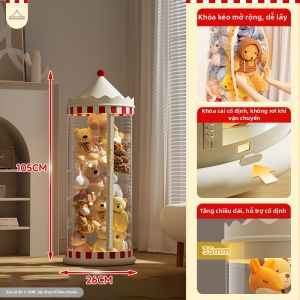 Giải Pháp Lưu Trữ cho Đồ Chơi Bông & Búp Bê Di Chuyển Dung Lượng Lớn