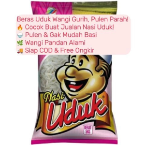Beras Uduk Premium Pink 5 kg - Kemasan Plastik Eksklusif