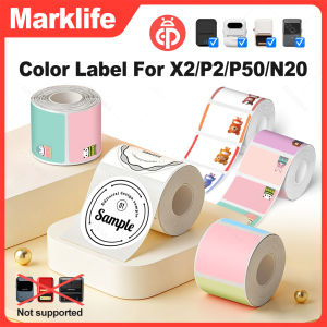 Marklife RFID Label Papers White Color Transparents Paper Roll Cabel Adhesive Sticker Paper for Mini Label Printer X2/P2/P50