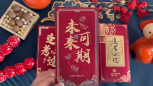 🔥 (6pcs/pack) Success In Exam Angpao Angpau Red Packet-307-308 奖励学生金榜题名中高考红包袋升学宴逢考必过学习进步利是封