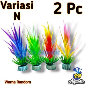 Paket Hemat Tanaman Plastik Hiasan Aquarium Aquascape