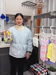 Foldable Multi Clip Clothes Drying Hanger Non Toxic Odor Free For Socks Underwear Baby Clothes Home Use〔YY32〕