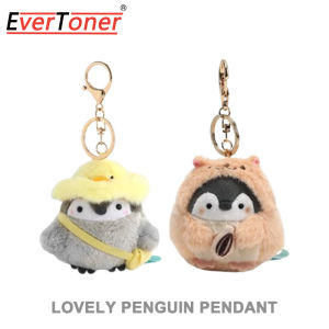 EverToner Bag Charm Hamster Doll Cute Penguin Pendant Doll And Bag Hanging Ornament Schoolbag Backpack Keychain
