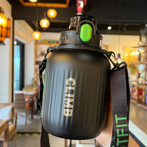 Large Capacity Stainless Steel 316 Insulated Water Bottle for Boys School Use with Straw Portable Thermos without Temperature Display