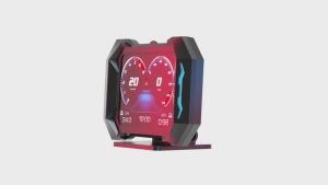 P25 Multi-function HUD OBD + GPS Head Up Display on Board Computer Speed Water Temp Fuel Slope Meter OBD LCD Car Electronics