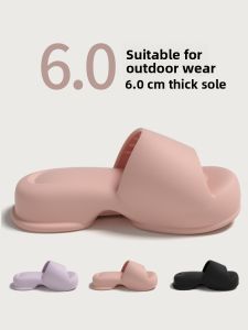 MONLEYTA | Thick Bottom EVA Slip-On Slippers Womens Indoor Home Anti-Slip Deodorant Silent Summer Flats Flat Heel Casual Slipper