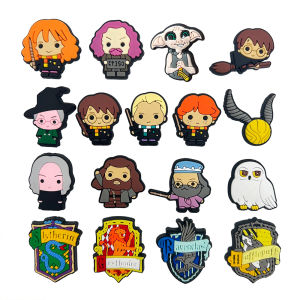 Hot Toys | 6-100pcs Hot Sales Cartoon Wizard School Series PVC Shoe Accessories Detachable DIY Shoe Decorations Buckle Party Gifts