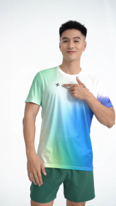 Áo thun nam Tshirt chạy bộ Graphic Aurora Flow áo thể thao running siêu nhẹ thoáng khí thấm hút tốt Coolmate