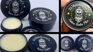 for "Tattoo Aftercare Balm Plus + SPF 50 - Whitebeards Sun Block":