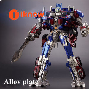 I know Optimus Prime model Transformers car robot boy hand-me-down childrens toys(Alloy version)