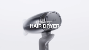 NEW GHD SPEED IONIC HAIR DRYER IN SILVER WHITE