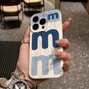 เคสโทรศัพท์แบบป้องกันการตกหล่น 3 ตัว M สำหรับ Apple 15PROMAX iPhone 14 Art 13 ตัวเล็ก 12 ตัวเล็ก 11 ตัวเล็ก XS ตัวเล็ก 15promax ป้องกันการตกหล่น