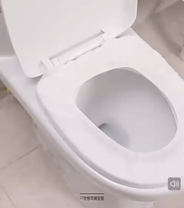 一次性马桶坐垫套装旅行酒店家用无纺布坐便套产妇便携防水马桶套Disposable toilet seat set travel hotel household non-woven toilet seat cover maternity po