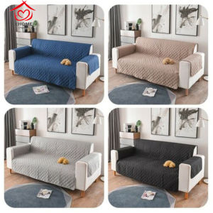 【Clearance】1 2 3 Seater Sofa Cover Cotton Pad High Quality Waterproof 1 Set Couch Pet Seat Sofa Cushion Protector Covers With Straps