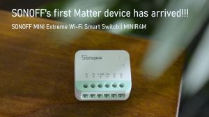 SONOFF MINIR4M โมดูลสวิตช์ Mini ต่อสวิตช์เดิมได้ รองรับ Matter เปิดปิด ตั้งเวลาผ่านแอป รองรับ Google HomeAlexa