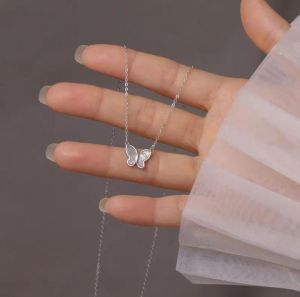 kalung wanita terbaru liontin kupu2 terlaris anti luntur karat