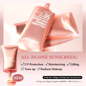 Medicube Collagen Firming Sun Cream 50ml 50ML Collagen Firming Sun Cream Refreshing SPF50+ PA+++ Protective Cream Oxidant SunCream Oil-control Anti New Cosmetics UV Care