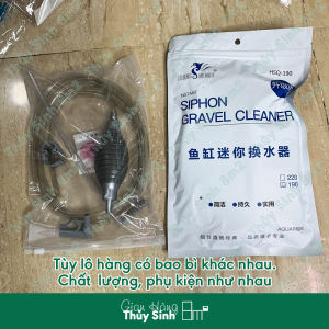 Bộ Thay Nước Hút Cặn Mini Hồ Cá CHONG HENG HSQ-190 | Phụ Kiện Thủy Sinh | 8m2