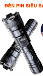 Đèn Pin Cầm Tay Siêu Sáng WS66 - Có Zoom Xa Gần Pin Trâu Chống Nước Thiết Kế Nhỏ Gọn