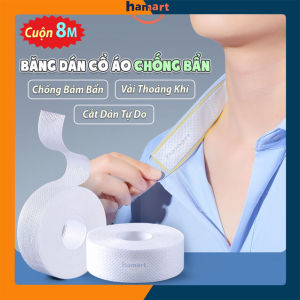 Cuộn 8M Miếng Dán Cổ Áo Sơ Mi Chống Bẩn Băng Thấm Mồ Hôi Vải Không Dệt Thoáng Khí Bám Dính Chắc - Lazada