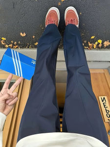 American Vibe Mens Slim Fit Cargo Pants Quick Dry Workwear Trousers Leg Lengthening Sporty Narrow Casual Pants