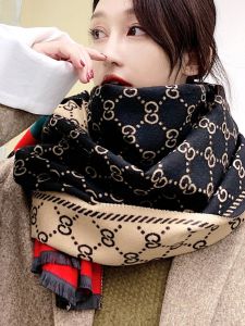 Womens Thickened Warm Scarf Shawl Korean Style Cashmere Imitation Autumn Winter New Arrival Versatile Large Air Conditioner Scarf