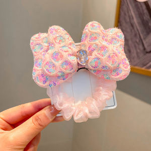 Colorful Bow Floral Hair Ties Elastic