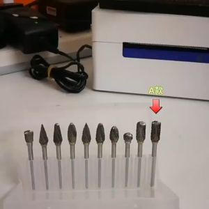 10 Cái Đầu Mài Thép Vonfram Bộ Mũi Khoan Cacbua Dụng Cụ Khắc Gỗ Dụng Cụ Quay Bộ Mũi Khoan Mini