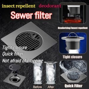 🔥🔥🔥Deodorant insect-proof and overflow-proof stainless steel floor drain Refurbished Stainless steel practical floor drain